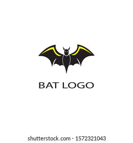 bat open wings flying concept elements icon 