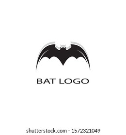 bat open wings flying concept elements icon 