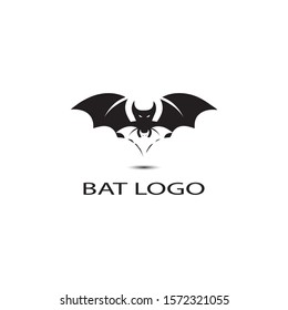 bat open wings flying concept elements icon 