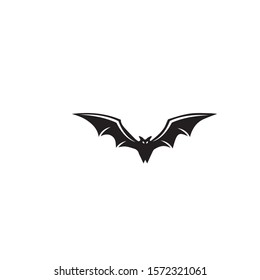 bat open wings flying concept elements icon 