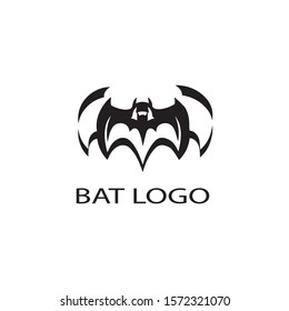 bat open wings flying concept elements icon 