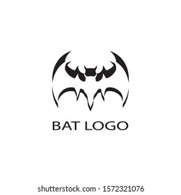 bat open wings flying concept elements icon 