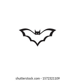 bat open wings flying concept elements icon 
