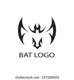 bat open wings flying concept elements icon 