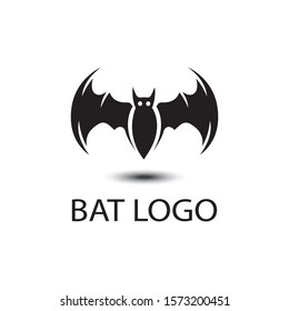 bat open wings flying concept elements icon 