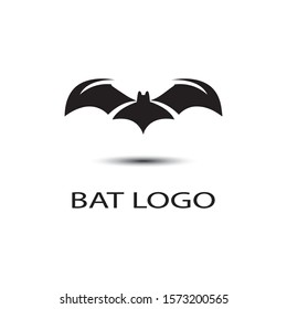 bat open wings flying concept elements icon 