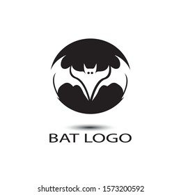 bat open wings flying concept elements icon 