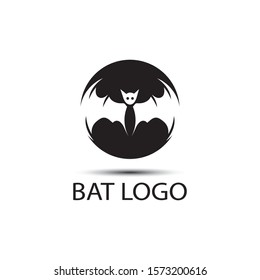 bat open wings flying concept elements icon 