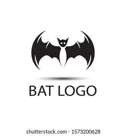 bat open wings flying concept elements icon 