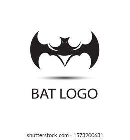 bat open wings flying concept elements icon 