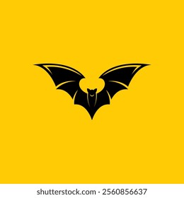 bat open wings flying concept elements icon. bat logo vector