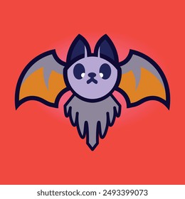 Bat owl logo design- logo design- vector logo illustrator- owl design- owl template