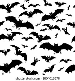 Bat Pattern Decoration Set Images Bats Stock Vector (Royalty Free ...