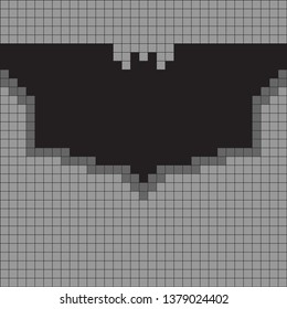 bat pixels art