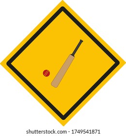bat to play cricket. illustration for web and mobile design.