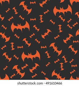 Bat seamless pattern background.