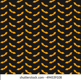 Bat seamless pattern background, design elements used for background, wrapping paper, vector illustration