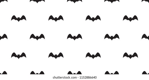 bat seamless pattern Halloween vector scarf isolated Dracula ghost illustration tile background repeat wallpaper