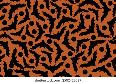 bat seamless pattern in vector for background, fabric, cover, wrapping, etc