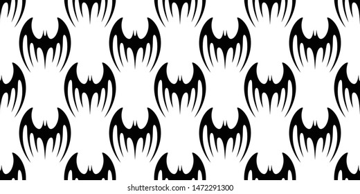 bat seamless pattern vector Halloween Dracula Vampire ghost cartoon illustration gift wrap design
