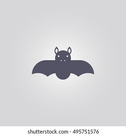 bat sign. icon design