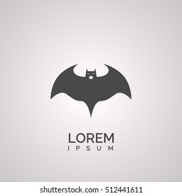 bat sign. icon design