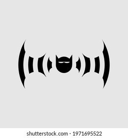 Bat Signal Logo. Vector Illustration