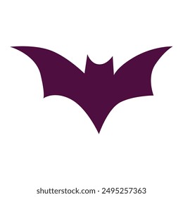 Bat silhouette design as halloween illustration.