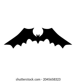 bat silhouette, Halloween bat Black silhouette