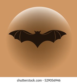 Bat silhouette icon