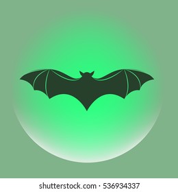 Bat silhouette icon