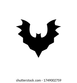 Bat silhouette icon vector design