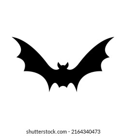 bat silhouette icon vector illustration
