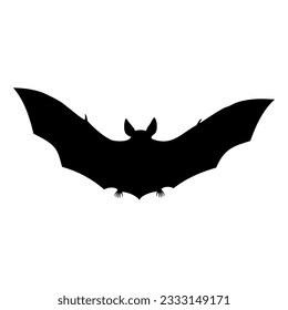 Bat Silhouette Symbol. Vektorbild