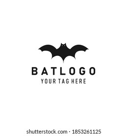 bat silhouette logo graphic vector illustration design