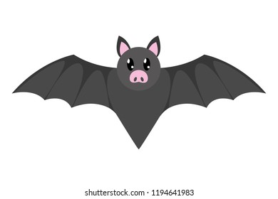 Bat silhouette symbol