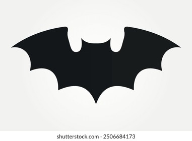 bat silhouette vector art design