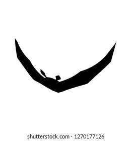 Bat Silhouette. Vector Illustration.