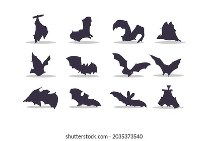 Bat silhouette vector illustration design