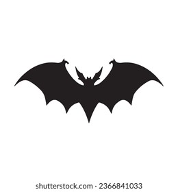 bat silhouette vector illustration eps