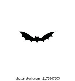 bat silhouette vector on a white background.