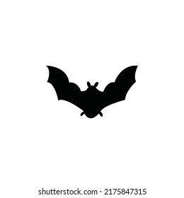 bat silhouette vector on a white background.