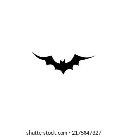 bat silhouette vector on a white background.
