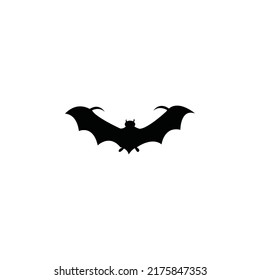 bat silhouette vector on a white background.