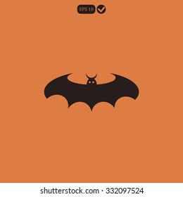 bat silhouettes - Halloween vector illustration