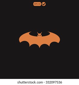 bat silhouettes - Halloween vector illustration