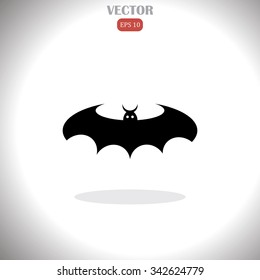 bat silhouettes - Halloween vector illustration