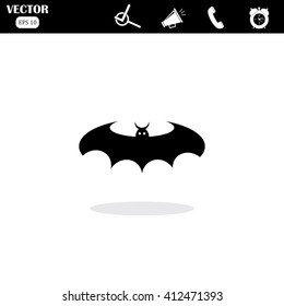 bat silhouettes - Halloween vector illustration