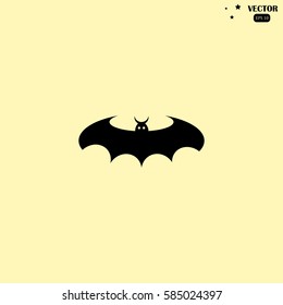 bat silhouettes - Halloween vector illustration