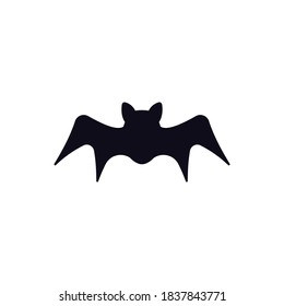 Bat solid icon vector illustration logo template for many purpose.